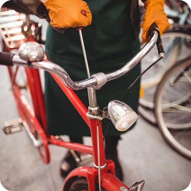 Fiets reparatie